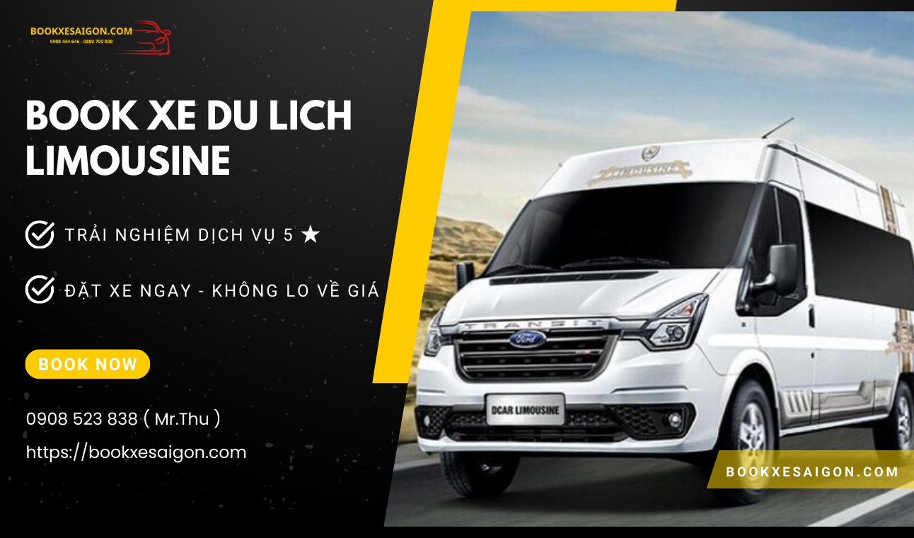 Book xe du lịch limousine