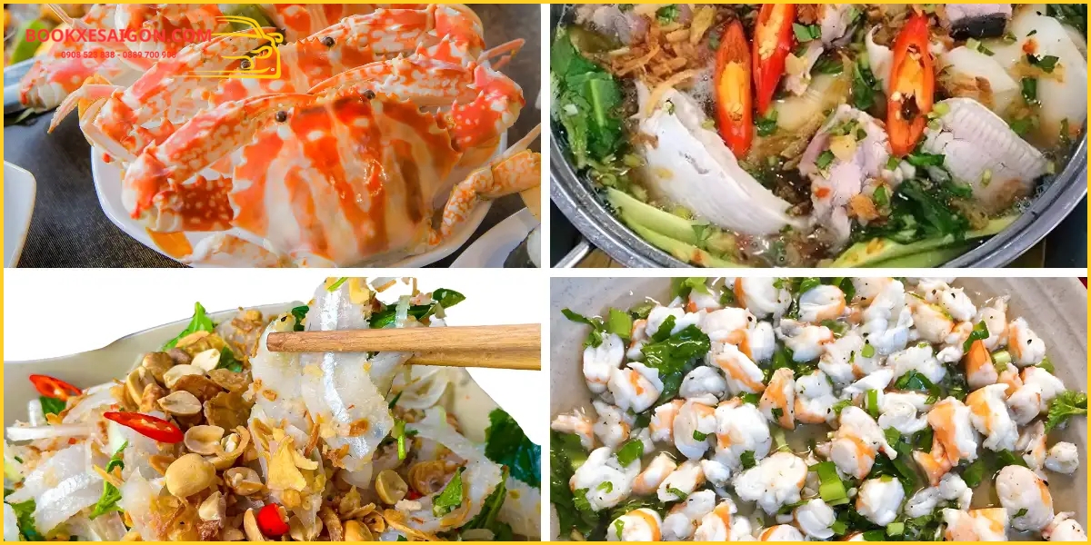 Ăn uống trong tour Hồ Tràm 1 ngày