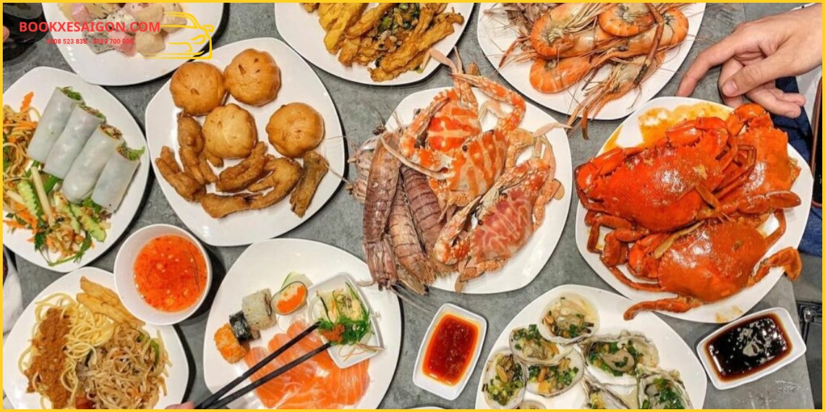 Hải sản tươi sống ven biển Vũng Tàu